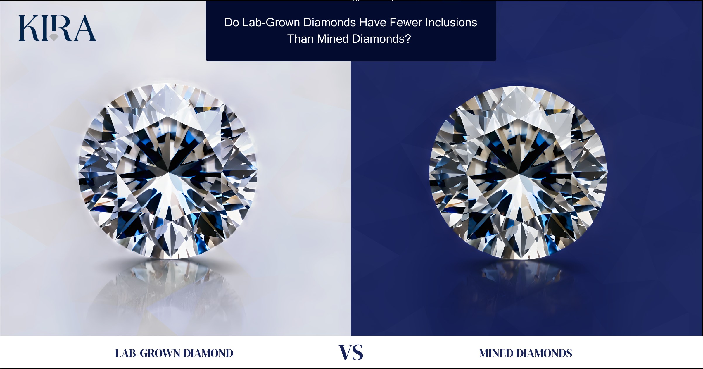 Do lab grown diamonds have fewer inclusions than mined diamonds?