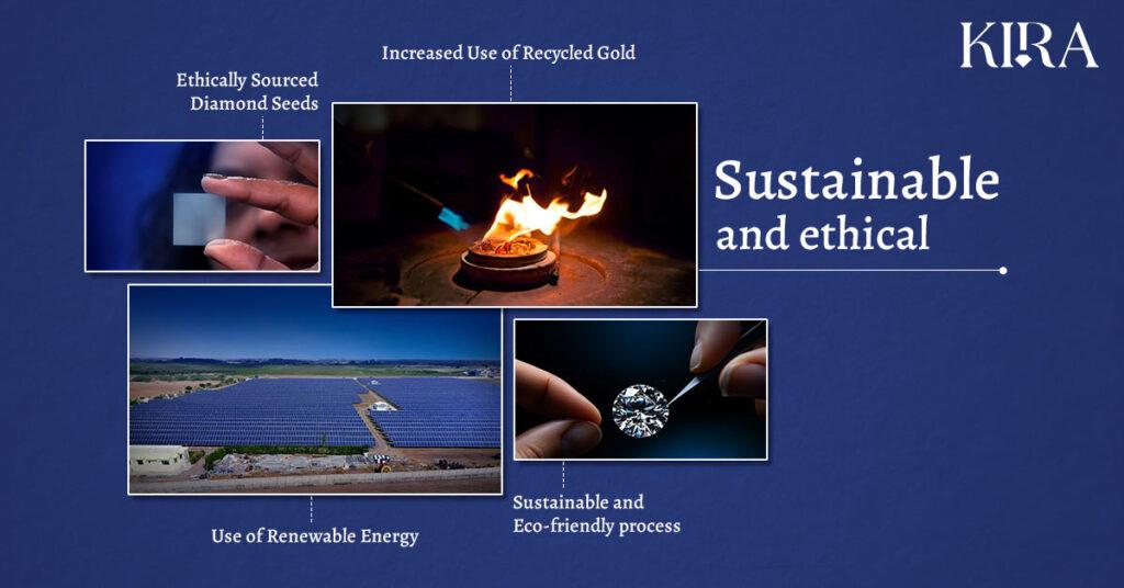 CVD diamonds are sustainable and ethical